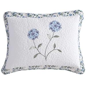 Beatrice Floral Embroidered Quilted Bedspread Set