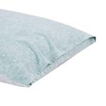 Bohemian Teal Gray Reversible Pillowcases Set of 2
