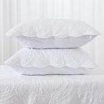 BOSOWOS Soft Quilted Pillow Shams Set of 2
