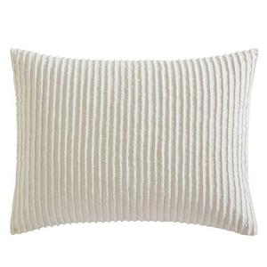 Beatrice Home Fashions Ivory Chenille Standard Sham