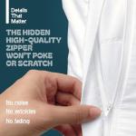 Luxury White Zippered Pillow Covers, Set of 2