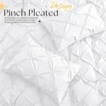 King Size Pintuck Pillow Cases Set of 2
