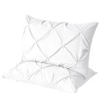 King Size Pintuck Pillow Cases Set of 2