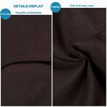 Soft Microfiber Pillow Shams Set of 2 - Dark Brown
