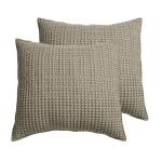 Levtex Home Mills Waffle Euro Sham Set - Taupe