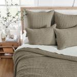 Levtex Home Mills Waffle Euro Sham Set - Taupe