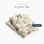 Botanical Floral Pillow Cases - Set of 2