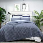 Blue Chambray King Pillow Sham - Cotton Fill