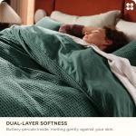 Bedsure 100% Cotton Waffle Weave Duvet Cover