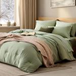 Sage Green 7-Piece Queen Comforter Set