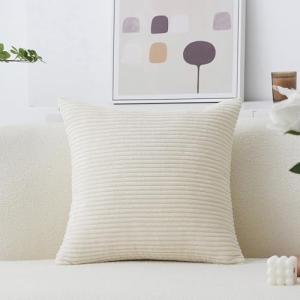 Super Soft Plush Corduroy Euro Pillow Sham 26"x26