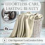 Luxurious Satin Queen Bed Sheet Set - Champagne