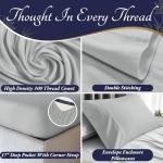 Organic Bamboo King Bed Sheets - Soft & Cooling