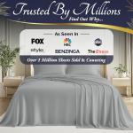 Organic Bamboo King Bed Sheets - Soft & Cooling