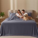 Utopia Bedding Queen 4-Piece Grey Bed Set