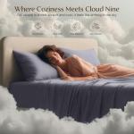 Utopia Bedding Queen 4-Piece Grey Bed Set