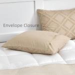 Soft Camel Geometric Pillow Shams - 2 Pack