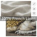 ATLINIA 100% Linen Pillowcases, Set of 2