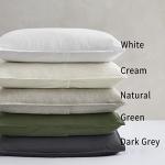 King Size 100% Linen Pillowcases Set of 2