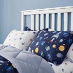 Kids Space Themed Queen Bedding Set, 7 Pieces