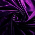 Purple Satin 6-Piece Queen Bed Set