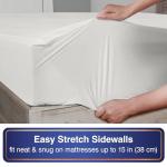 Waterproof Twin Mattress Protector with Zippered Encasement