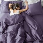 EaseHome Dark Purple Queen Sheet Set - 4 Pieces