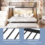 SUNLEI Twin Over Full Bunk Bed with Trundle
