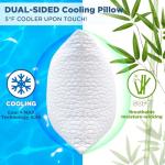 Queen Size Cooling Memory Foam Pillow Set of 2