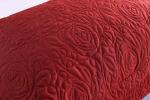 MarCielo Red Embroidered Microfiber Pillow Shams Set