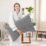 King Size Ultra Soft Grey Pillow Shams Set