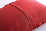 MarCielo Red Embroidered Microfiber Pillow Shams Set