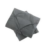 Vaulia Soft Microfiber Pillow Shams, Grey Set of 2