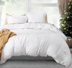 Queen Duvet Cover Set - 3 Piece, White