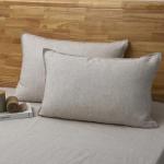 French Linen Pillowcases Set of 2, Breathable Cooling
