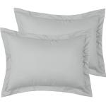 Mellanni Light Gray Pillow Shams Set - 2 Pack