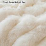 Fluffy Faux Rabbit Fur Pillow Cases – 2 Pack