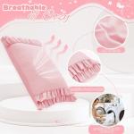 Pink Ruffled Microfiber Pillowcases - Set of 2