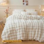 Fluffy Faux Rabbit Fur Pillow Cases – 2 Pack