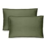Cypress Green Pillow Sham Covers - Set of 2