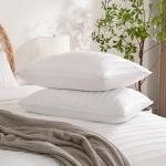 JELLYMONI White Microfiber Pillowcases - 2 Pack