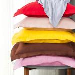 Super Soft Black Pillow Shams - 2 Pack