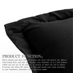Super Soft Black Pillow Shams - 2 Pack