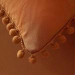 Burnt Orange Boho Pillow Shams Set of 2