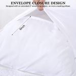 BOSOWOS Quilted King Pillow Shams Set of 2