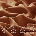 Burnt Orange Boho Pillow Shams Set of 2