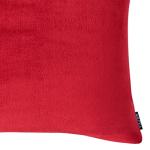 Nautica Plush Red Euro Sham for Bed or Couch