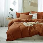 Burnt Orange Boho Pillow Shams Set of 2