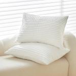 Warmdern White Microfiber Pillow Covers Set of 2