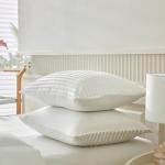 Warmdern White Microfiber Pillow Covers Set of 2